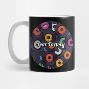 Fear Factory / Vinyl Records Style Mug